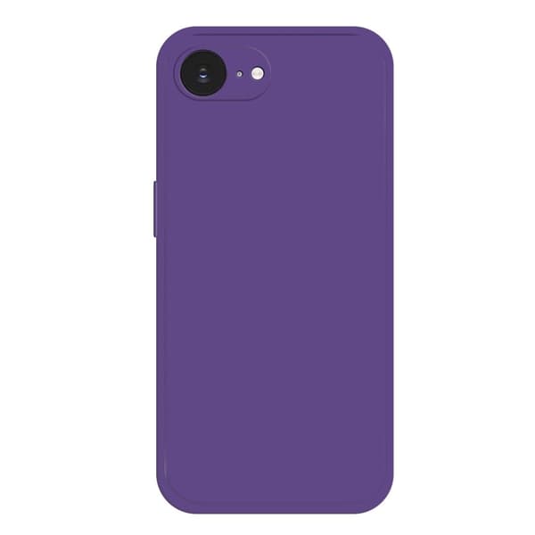 iPhone 16e fleksibelt etui med lige kantbeskyttelse Telefoncover Purple