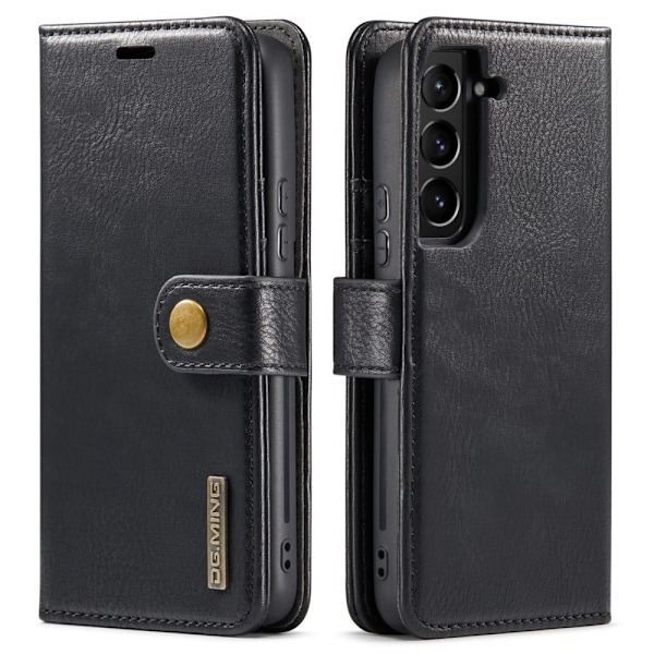 DG.MING Samsung Galaxy S22 Plus 2-i-1 etui med pung - Sort Black