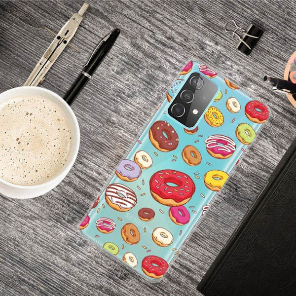 Deco Samsung Galaxy A32 5G etui - Doughnut Multicolor