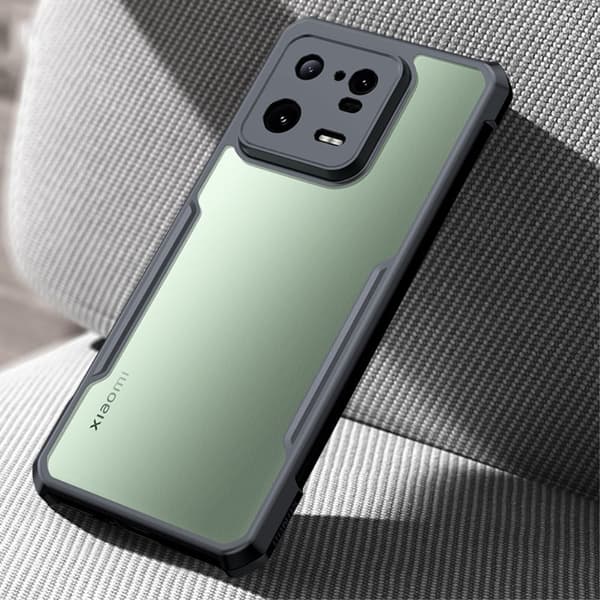 Stöttåligt Xiaomi 13 hybridskal - Svart Svart