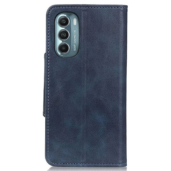 Alpha Motorola Moto G Stylus 5G (2022) læder flip etui - Blå Blue