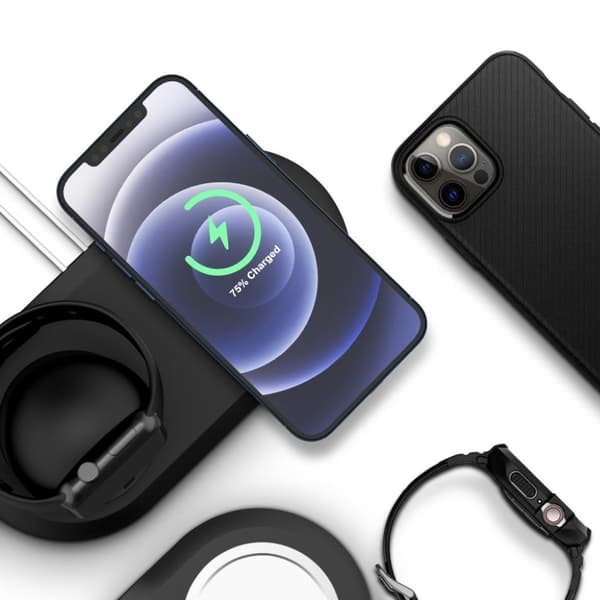 MagSafe Charger silikonilatausasema - Musta Black