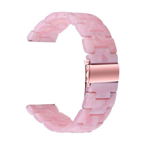 Samsung Galaxy Watch (42mm) / Aktiv marmorlignende urrem - Lyserød Pink