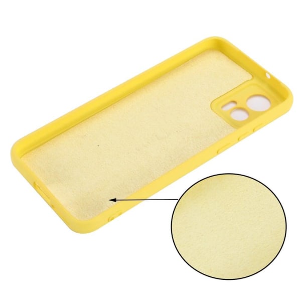Matte Liquid silikone cover til Motorola Edge 30 Neo - Gul Yellow