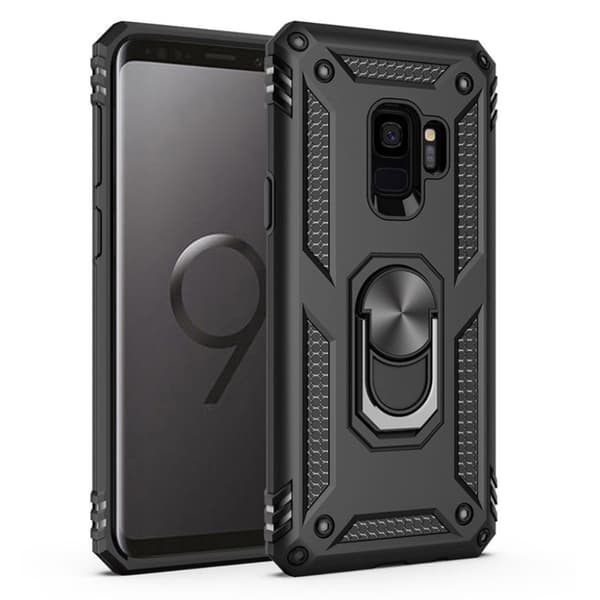 Bofink Combat Samsung Galaxy S9 kotelot - Musta Black