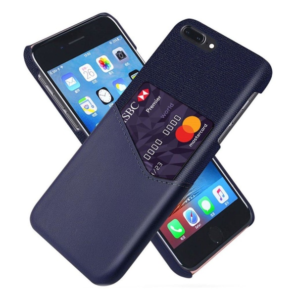 Bofink iPhone 7 Plus / iPhone 8 Plus skal med korthållare - Blå Blå