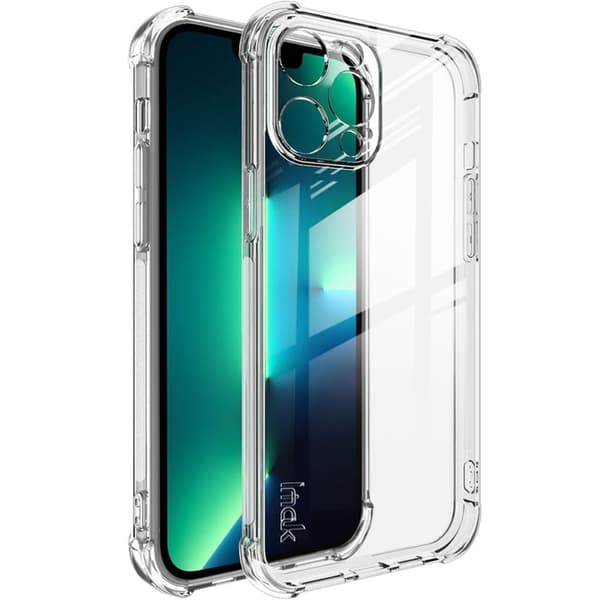 IMAK Airbag-deksel for iPhone 13 Pro Max - Gjennomsiktig Transparent