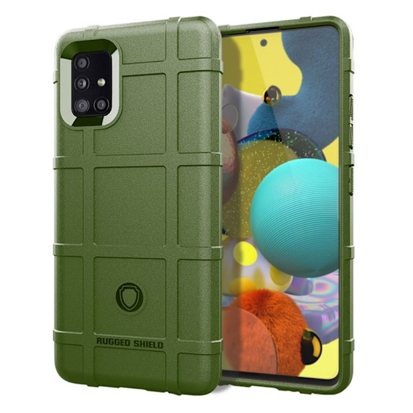 Rugged Shield Cover - Samsung Galaxy A51 - Grøn Green