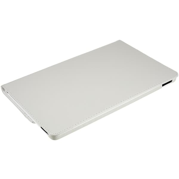 Lenovo Tab P11 (2:a generationen) flipfodral i läder med elastiskt band - Vit Vit
