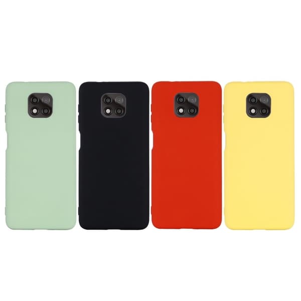 Matte Liquid Silikone Cover til Motorola Moto G Power (2021) - Sort Black
