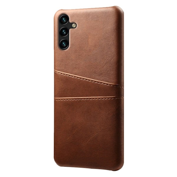 Dual Card Fodral Samsung Galaxy A54 - Brun Brun