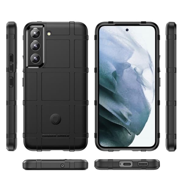 Rugged Shield Samsung Galaxy S22 Plus cover - Sort Black
