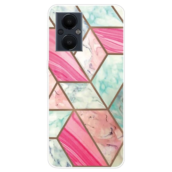 Marble OnePlus Nord N20 5G Etui - Farverig Marmor Tile Multicolor