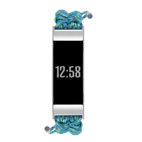 Fitbit Charge 4 / 3 flettet rem - grøn Green