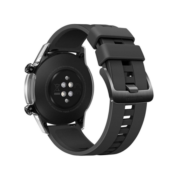 Huawei Watch GT 2 46mm gummieret ramme - transparent Transparent