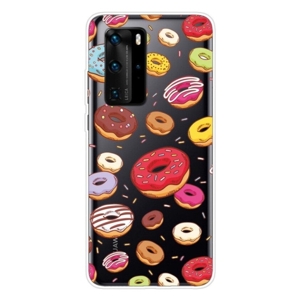 Deco Huawei P40 Cover - Donuts Multicolor