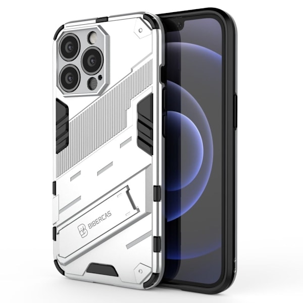 Stöttåligt iPhone 13 Pro hybridskal - Vit Vit