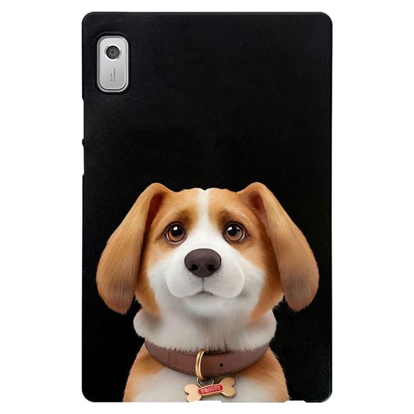 Lenovo Tab M9 Asia Pattern Printing Slim Joustava Tablet Suojakansi - Harrier-Beagle Brown