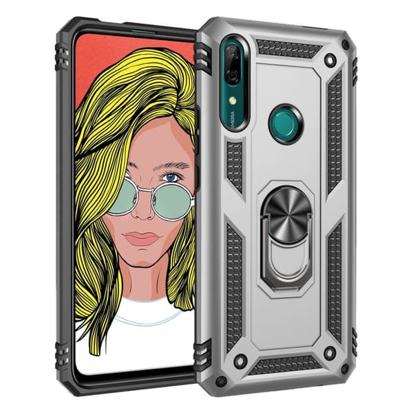 Bofink Combat Huawei P Smart Z cover - Sølv Silver grey