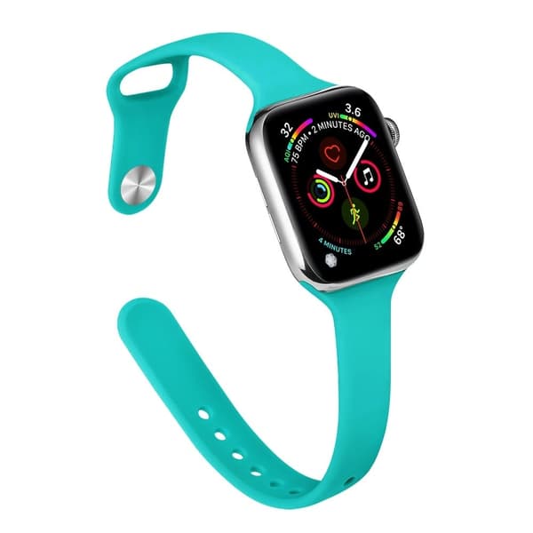 Apple Watch 41 mm / 40 mm / 38 mm slanke armbånd - Blågrønn Green