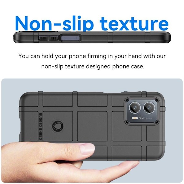 Rugged Shield Etui Motorola Moto G (2023) - Sort Black