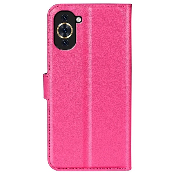 Klassisk Huawei Nova 10 Pro Flip Etui - Rose Pink