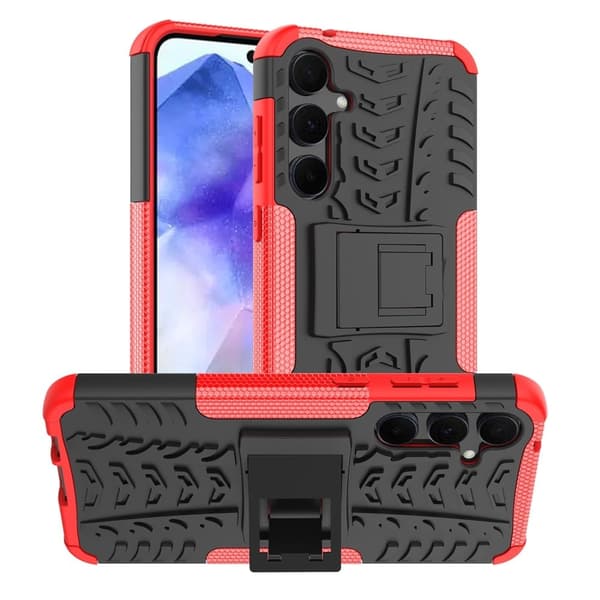 Offroad Samsung Galaxy A55 cover - Rød Red