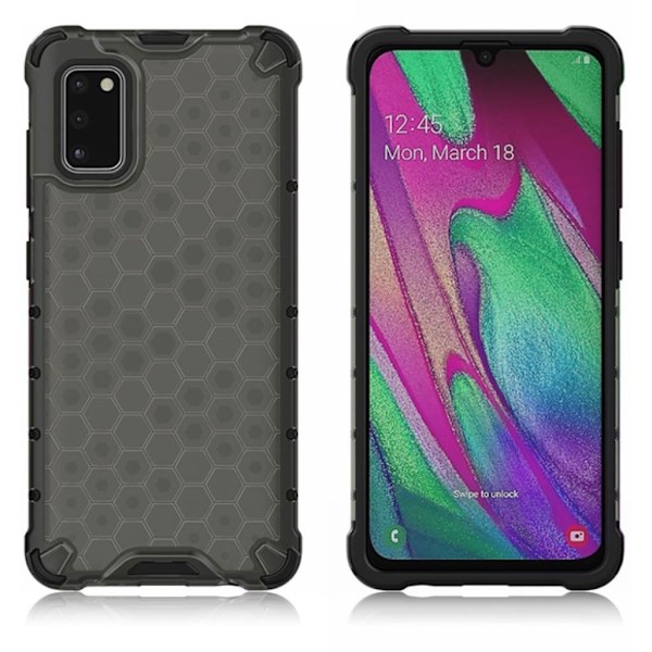 Bofink Honeycomb Samsung Galaxy A41 Cover - Sort Black
