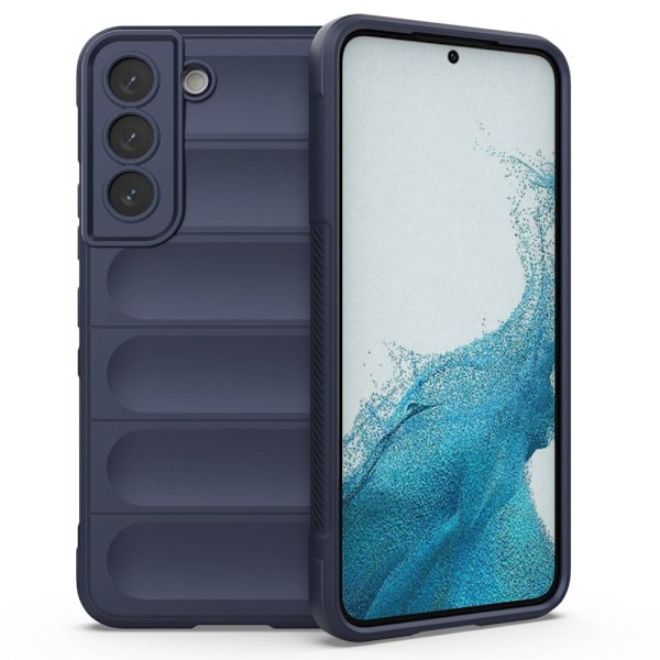 Mjukt greppformat Samsung Galaxy S22 Plus skal - Blå Blå