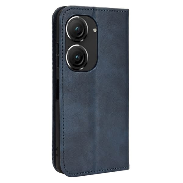 Bofink Vintage ASUS Zenfone 9 Læretui - Blå Blue