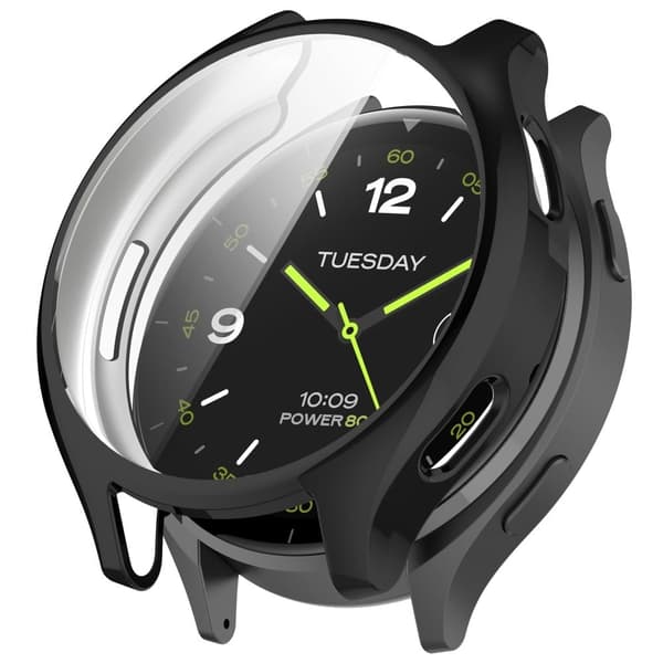 Xiaomi Watch 2 Electroplated Joustava Watch Case Full Coverage Suojakansi - Musta Black