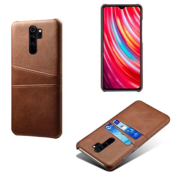 Dual Card Xiaomi Redmi Note 8 Pro deksel - Kaffe Brown