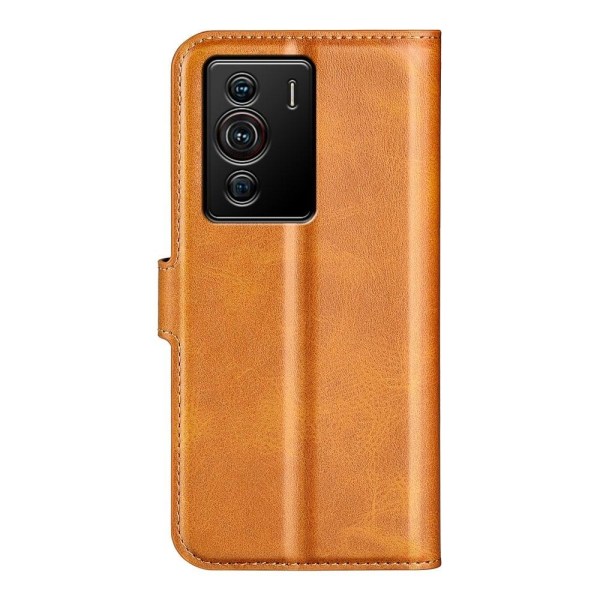 Wallet-style leather case for ZTE nubia Z40 Pro - Yellow Yellow
