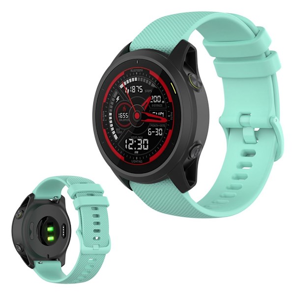 Garmin Forerunner 745 grid silikone rem - Teal Green