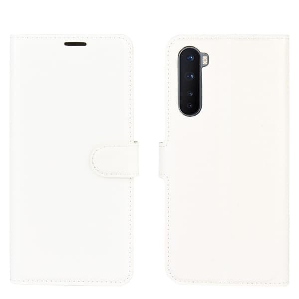 Classic OnePlus Nord flip kuoret - Valkoinen White