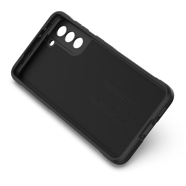 Blødt grebsformet cover til Samsung Galaxy S21 Plus 5G - Sølv/Grå Silver grey