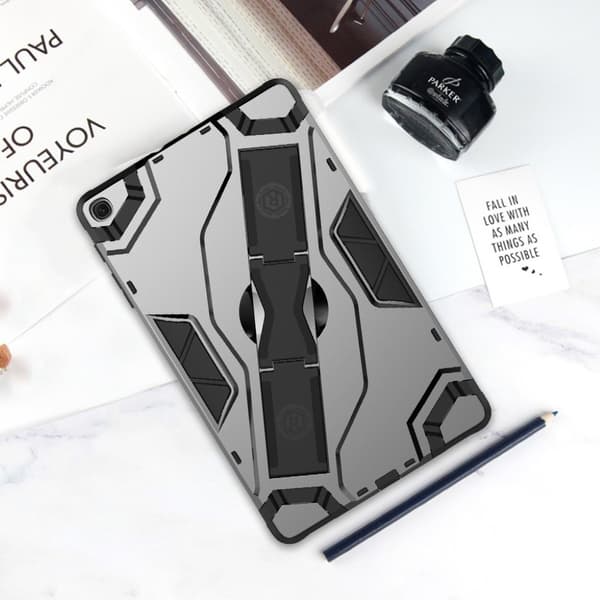 Samsung Galaxy Tab A 10.1 (2019) forbedret skjold stil stødsikkert etui - Sort Silver grey