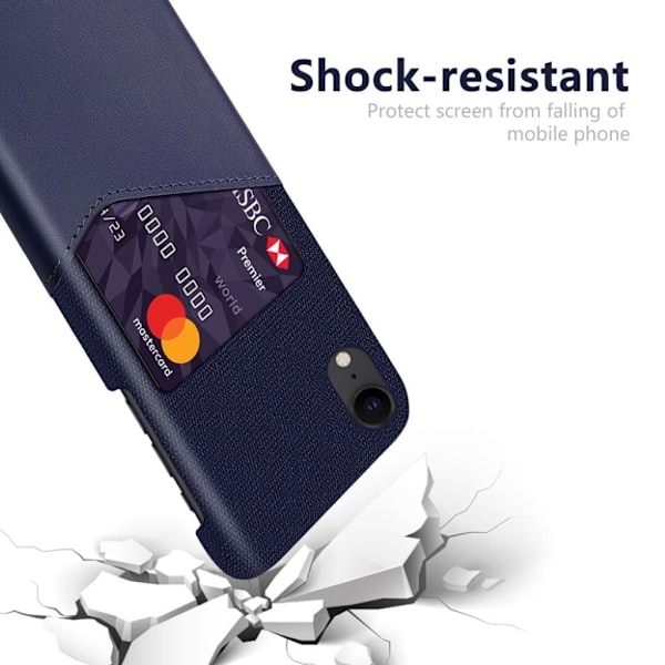 Bofink iPhone Xr Card Kuoret - Sininen Blue