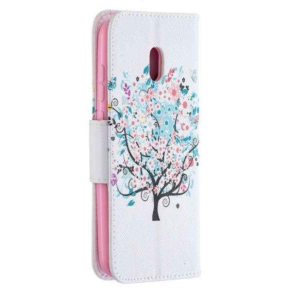 Wonderland Nokia C1 Plus flip-etui - Blomstertre Multicolor