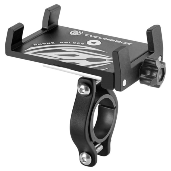 CYCLINGBOX bike handlebar phone mount clip - Black Black