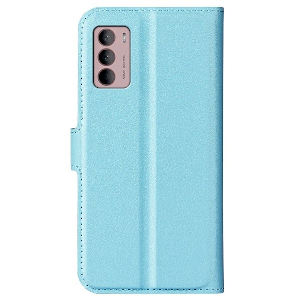 Klassisk Motorola Moto G42 Flip Etui - Blå Blue