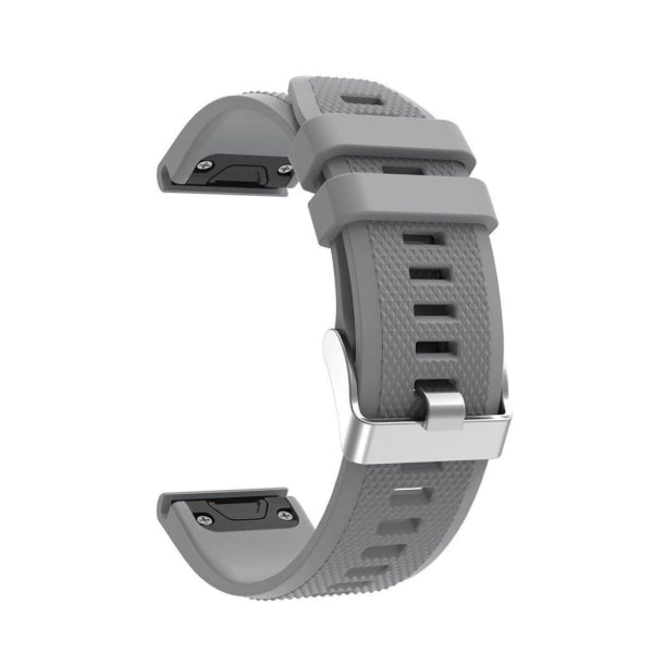 Garmin Forerunner 935 Klockband i silikon - Grå Silvergrå