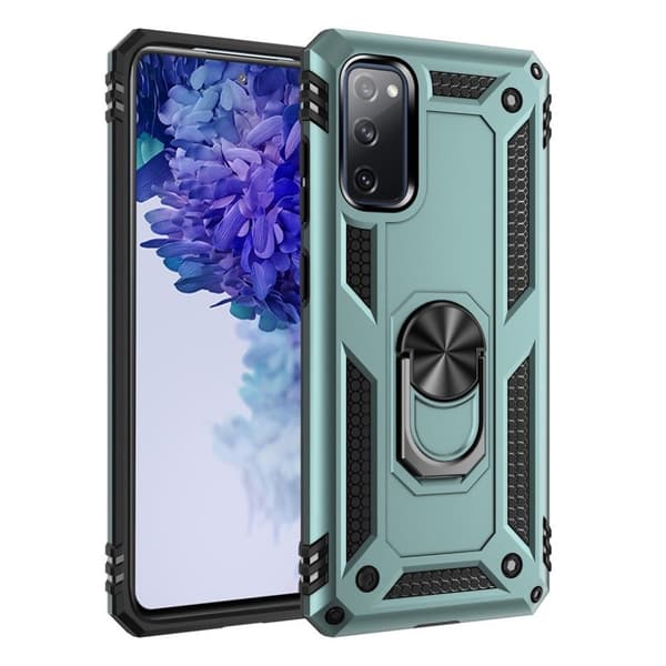 Bofink Combat Samsung Galaxy S20 FE 5G / Samsung Galaxy S20 FE kotelot - Tummanvihreä Green