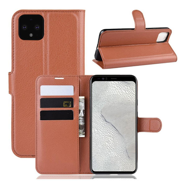 Simple Google Pixel 4 XL kotelot - Ruskea Brown