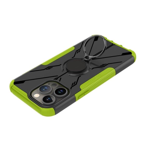iPhone 14 Pro Fire Hjørne Airbag Bumpresistent og Fleksibel Tele Green