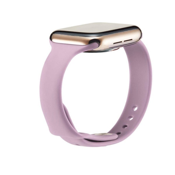 Apple Watch Series 5 40mm simpel silikone Urrem - Lilla Purple