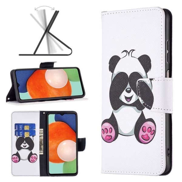 Wonderland Samsung Galaxy A13 4G Flippetui - Panda White