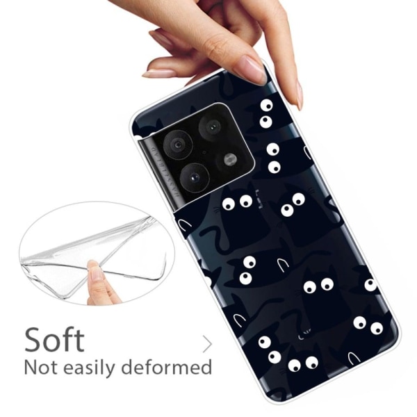 Deco OnePlus 10 Pro Etui - Små Katte Black