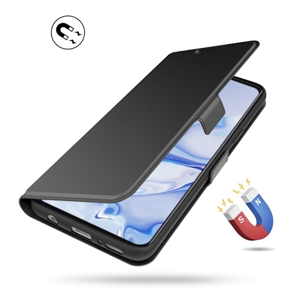 Smidigt och tunt PU-läder Samsung Galaxy S23 Ultra fodral - Blå Blå