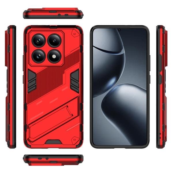Stötsäkert Xiaomi 14T Pro skal med modernt utseende - Röd Röd